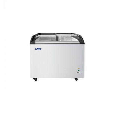 Chest Freezer w/ Curved Glass Top (9 Cu Ft)