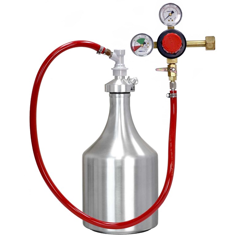 Sparkling Water Maker w/ Gooseneck Growler + Carbonation Cap