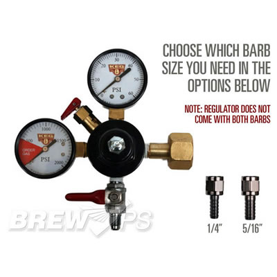 CO2 Beer Regulator - Double Gauge