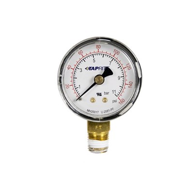 Regulator Gauge - 0-160 PSI - Taprite