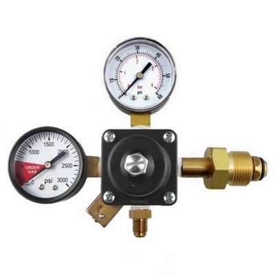 Cornelius Nitrogen Regulator - 1/4" MFL Check Valve/60psi/3000psi Gauges
