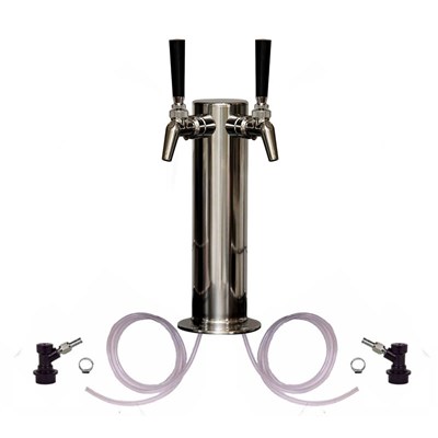 Cold Brew Coffee Tower - 2 Iced Coffee Faucets