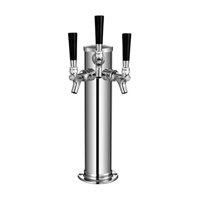 Talos 3" Column Tower - 3 Tap Draft Beer Tower