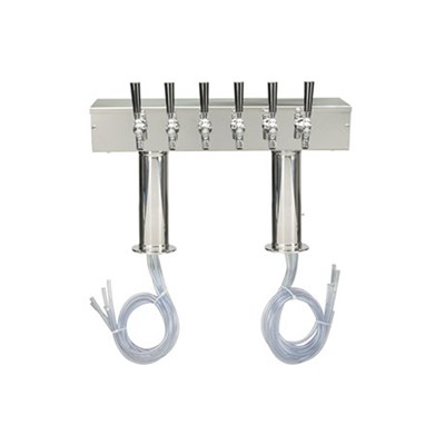 Micro Matic Pro-Line Double Pedestal 6-Faucet Tower