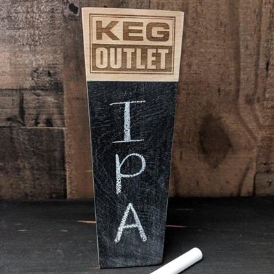 Custom Engraved Logo Tap Handle w/ Chalkboard