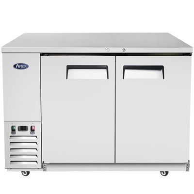 Atosa 59-in Stainless Steel Shallow Depth (24-1/2-in) Back Bar Cooler