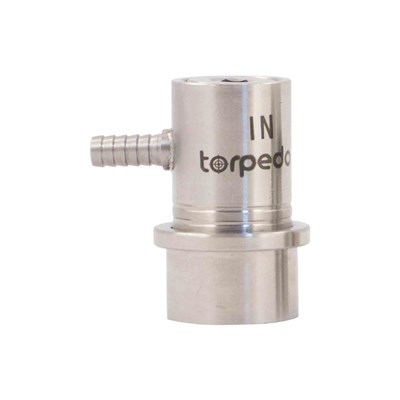 Stainless Steel Ball Lock Gas/In Disconnect - Barbed