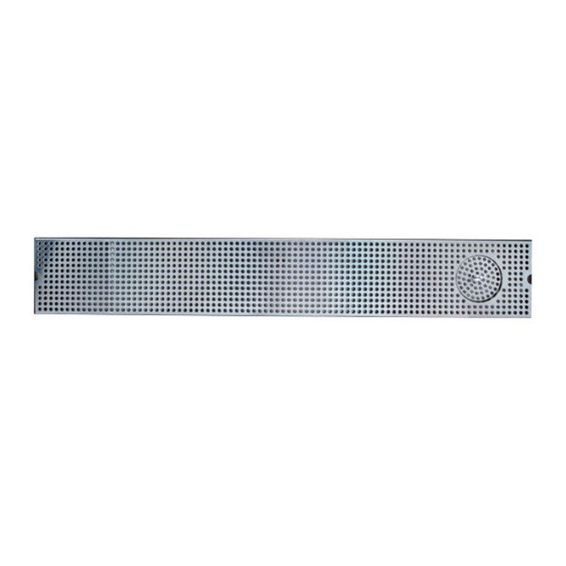 51" Stainless Steel Drip Tray w/ Glass Rinser Drain Tray for 12-14 Faucets