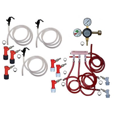 Basic Homebrew Keg Kit - Triple Tap - PIN LOCK - Taprite