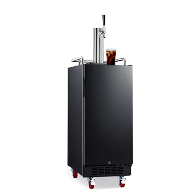 Compact Single Faucet Cold Brew Coffee Kegerator