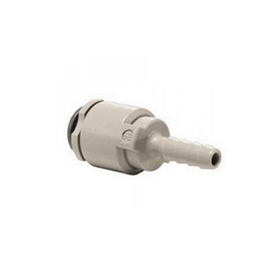 John Guest Push-In Fitting Adapter (5/16" SS X 1/4" Barb)