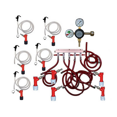 Basic Homebrew Keg Kit - 5 Tap - PIN LOCK - Taprite