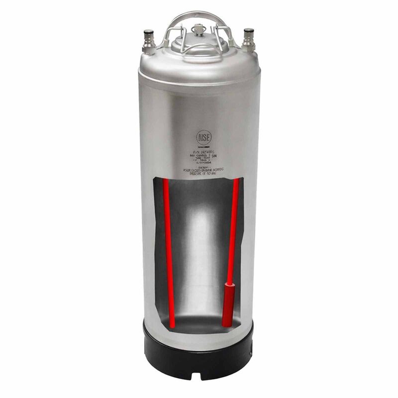 Carbonation Keg with Diffusion Stone - Single Handle - 5G