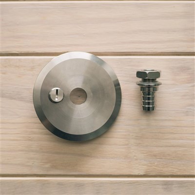 Ss Brewtech 3" Tri-Clamp Cap w/ 1/2" Blow Off