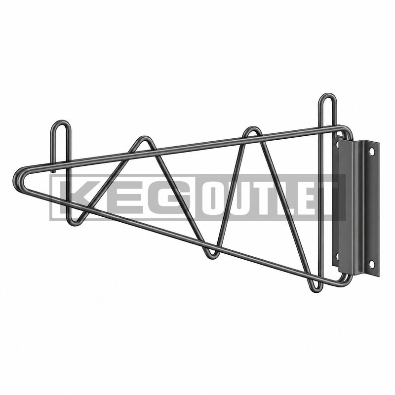 Atosa MWBE124 Single Wall Mount Bracket for 24-Inch Wire Shelf