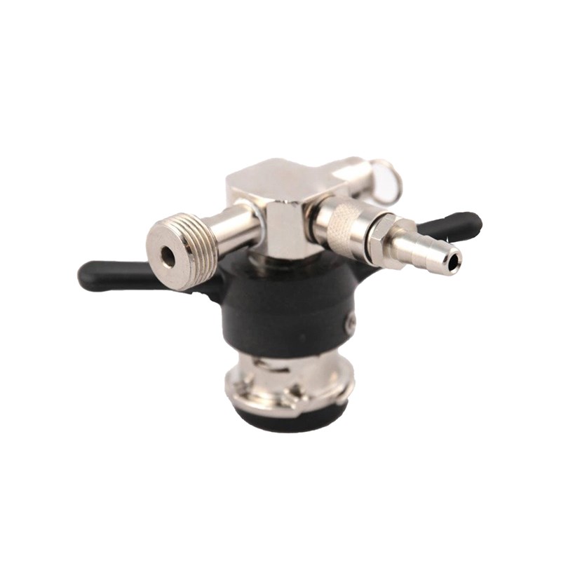 Taprite Low Profile Sanke D Coupler w/ Black Poly Handle