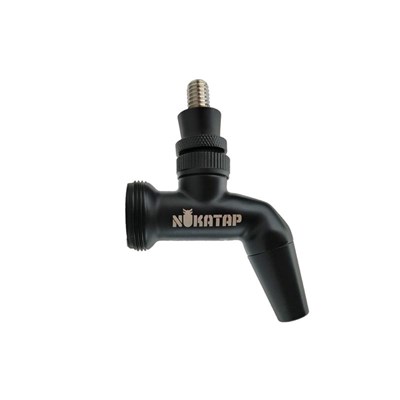 NUKATAP Forward Sealing Faucet - Stainless Steel - Black