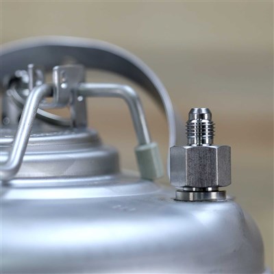 1/4' MFL SS Adapter Plug for Cornelius Kegs (Alternate View 2)