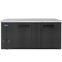 Atosa 69-in Shallow Depth (24-1/2-in) Back Bar Cooler (Black Exterior) (Alternate View 1)