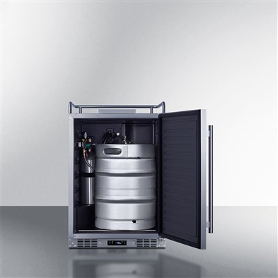 24" Wide Undercounter/Built-in Kegerator by Summit (SBC682NK) (Alternate View 5)