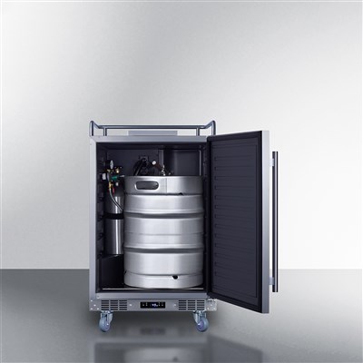 24" Wide Undercounter/Built-in Kegerator by Summit (SBC682NK) (Alternate View 6)