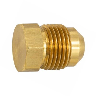 Brass Male Flared Plug (MFL) - 45 Degree (Alternate View 2)