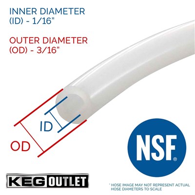 Silicone Tubing - 100 Foot Roll (1/16" ID X 3/16" OD) (Alternate View 2)