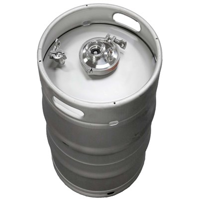 Tri-Clamp 1/2 bbl Sanke Keg w/ Removable Spear / Tri-Clamp 1/2 bbl Sanke Keg w/ Removable Spear