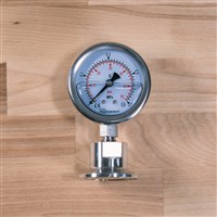 1.5" Tri-Clamp Pressure Gauge / 1.5" Tri-Clamp Pressure Gauge