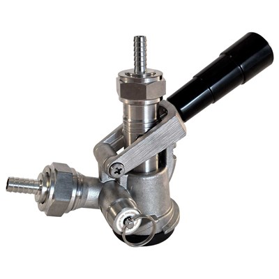 American "D" Keg Tap (Coupler - Sanke) - Full SS Body & Probe / 