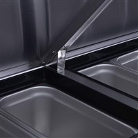 Atosa 36-in Refrigerated Sandwich Prep Table w/ 15 Stainless Steel Pans (Alternate View 2)
