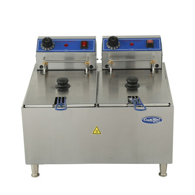 Atosa 32lb Dual Tank Electric Countertop Fryer (Alternate View 2)