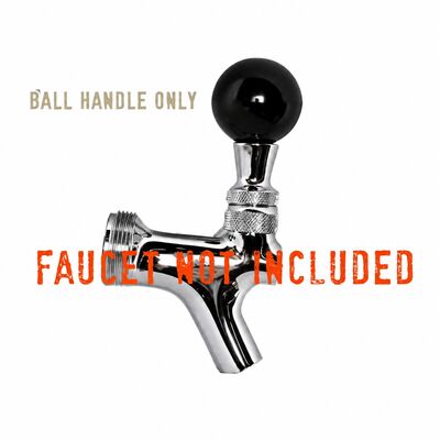 Faucet Handle - Round Ball / Black (Alternate View 2)