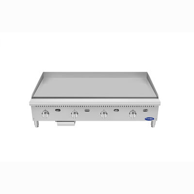 Atosa CookRite ATG-4824-S 48" Thermostatic Polished Steel Griddle, 120,000 BTU (Alternate View 4)