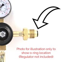 Nitrogen Regulator Nipple O-Ring (Alternate View 2)