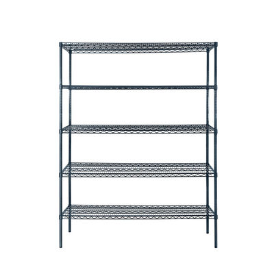 Atosa MixRite MWSSE182486 18x24 5-Shelf Epoxy Wire Shelving Kit, Slate Gray / 5-shelf epoxy wire shelving kit, 18x24x86 in