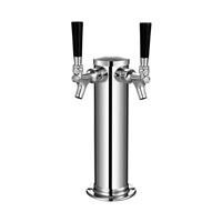 Talos 3" Column Tower - 2 Tap Draft Beer Tower (Alternate View 1)