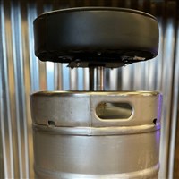 Keg Barstool - Made from a 1/2 bbl Keg (Alternate View 2)
