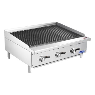CookRite 36-in Countertop Char-rock Broiler w/ 105,000 BTU (Alternate View 3)