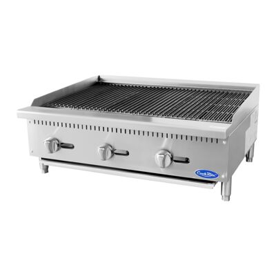 CookRite 36-in Countertop Char-rock Broiler w/ 105,000 BTU (Alternate View 4)