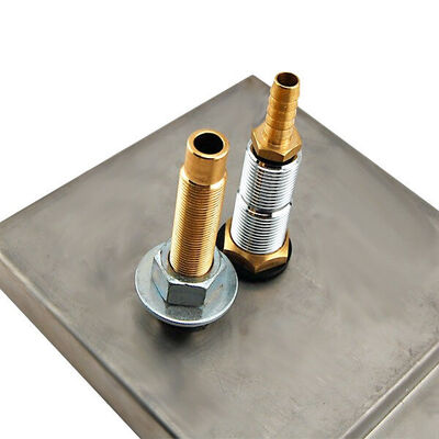 6-Inch Stainless Steel Countertop Drip Trays with Drain and Rinser (Alternate View 2)
