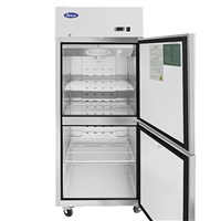 Atosa Upright Freezer / Divided Door, Right Hinged - Top Mount (Alternate View 2)