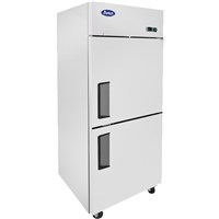 Atosa Upright Freezer / Divided Door, Right Hinged - Top Mount (Alternate View 3)