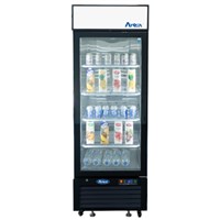 Atosa Upright Refrigerator/Merchandiser / One Door, Black Cabinet (19.3cuft) - Bottom Mount (Alternate View 1)