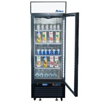 Atosa Upright Refrigerator/Merchandiser / One Door, Black Cabinet (19.3cuft) - Bottom Mount (Alternate View 2)