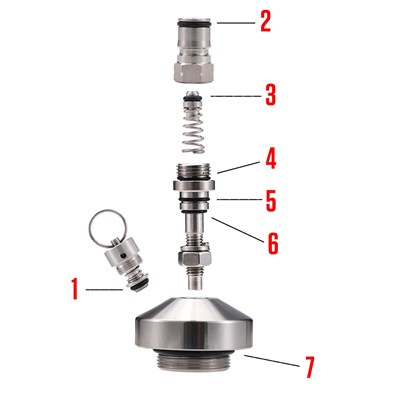 Complete Gasket Kit for Mini Keg Carbonating Cap (Alternate View 1)