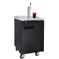 Cold Brew Coffee Commercial Grade Kegerator - Single Faucet (Black/Ball Lock) / 