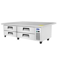 Atosa 76-in Refrigerated Chef Base (Alternate View 3)