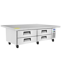 Atosa 76-in Refrigerated Chef Base (Alternate View 4)