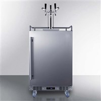 SUMMIT 24" Wide Built-In Indoor/Outdoor Commercial Beer Kegerator / 